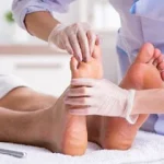 Photo de soins de podologie